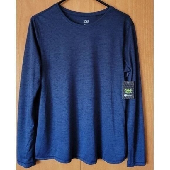 Athletic Works Tops - NEW Athletic DriWorks Tee Blue Activewear Medium 8-10 NWT Women's Athleisure